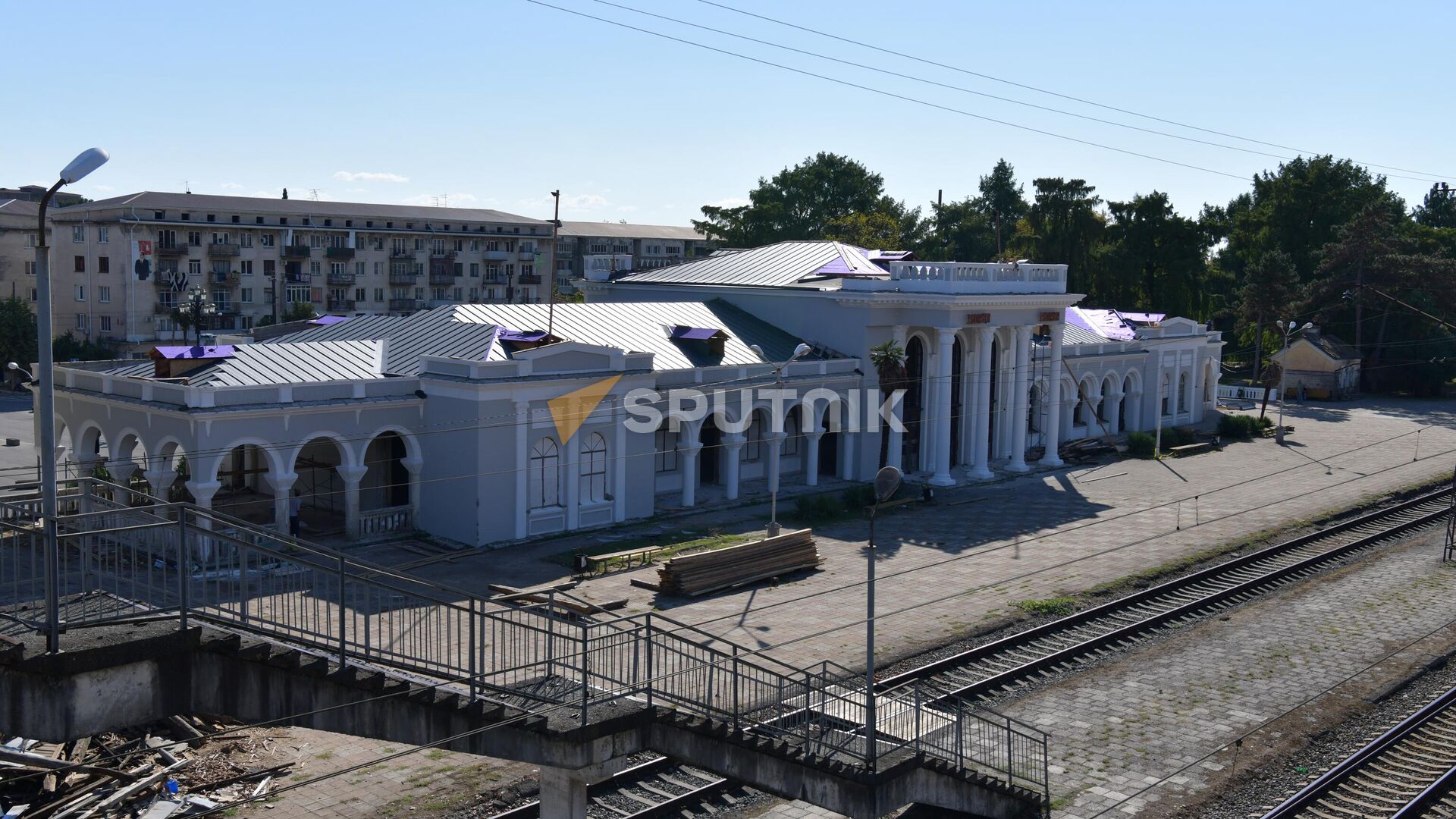 Гудаутский вокзал  - Sputnik Аҧсны, 1920, 18.09.2023