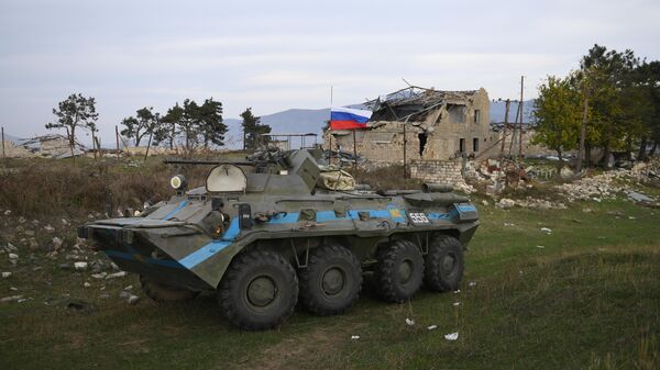 Работа российского миротворческого контингента в Нагорном Карабахе - Sputnik Абхазия