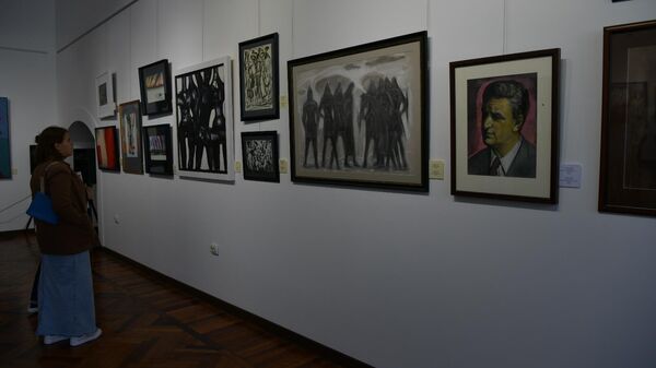 Выставка абхазских художников Память жива посвящена 30-летию Победы и Независимости Абхазии - Sputnik Абхазия