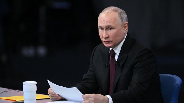 Прямая линия и большая пресс-конференция президента РФ В. Путина - Sputnik Аҧсны