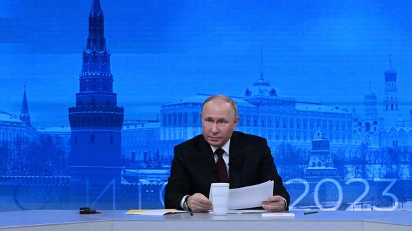 Прямая линия и большая пресс-конференция президента РФ В. Путина - Sputnik Аҧсны