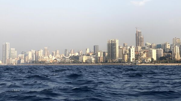 Вид на набережную Бейрута со стороны моря. - Sputnik Аҧсны