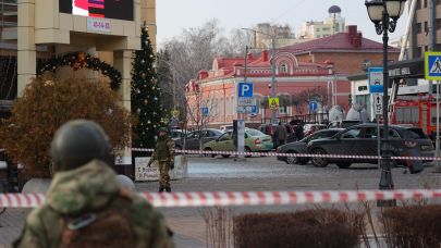 Последствия обстрела центра Белгорода ВСУ