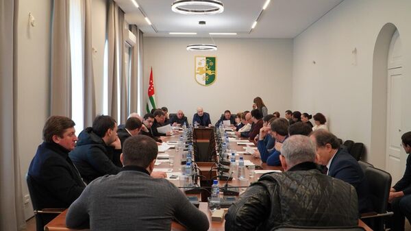 Заседание в парламенте Абхазии  - Sputnik Абхазия