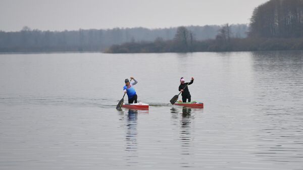Тренировка сборной России по каноэ на оз.Скурча - Sputnik Абхазия