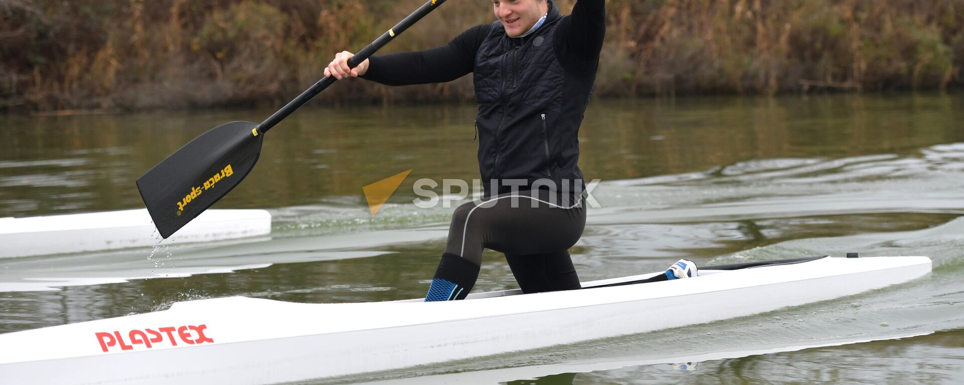 Тренировка сборной России по каноэ на оз.Скурча - Sputnik Аҧсны, 1920, 13.02.2026