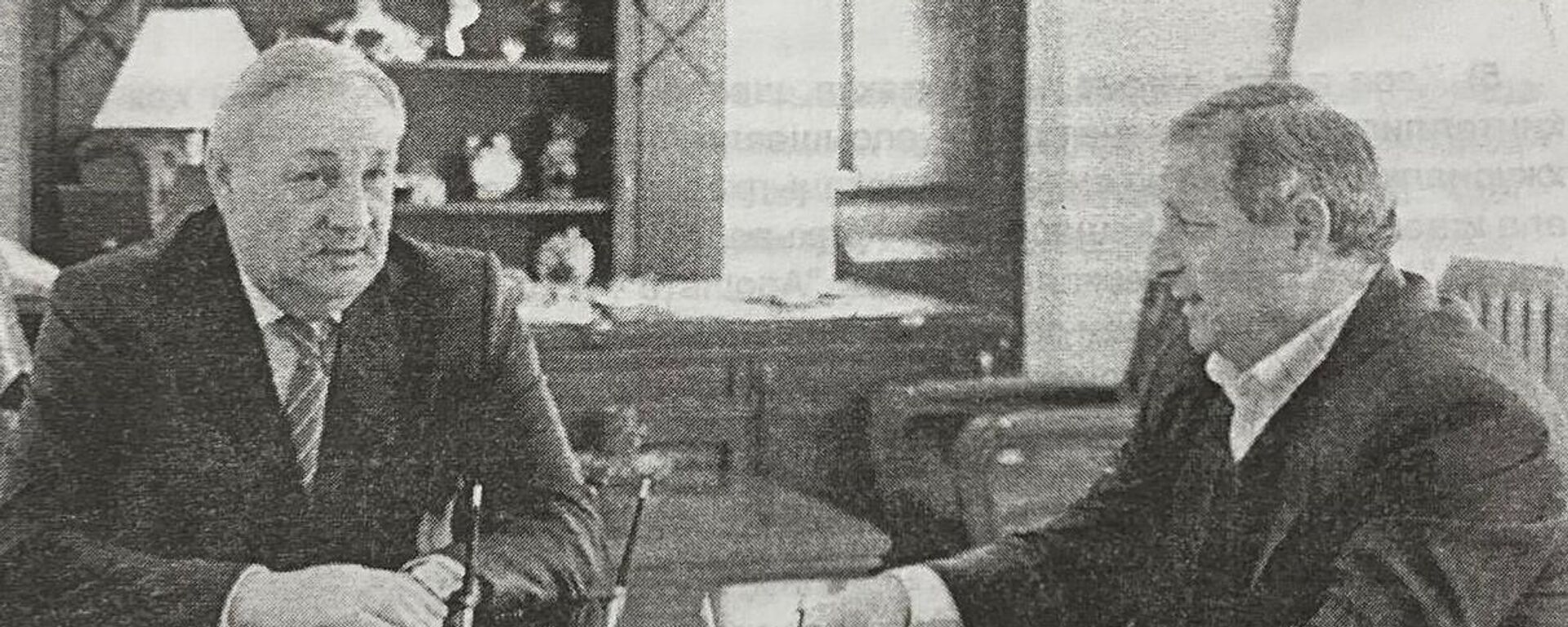 Сергей Багапш  и Анатолий Лагулаа  - Sputnik Аҧсны, 1920, 04.03.2024