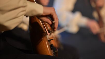 Оркестр народных инструментов имени Отара Хунцария выступил с отчетным концертом 