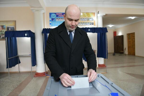 Выборы президента Российской Федерации состоялись на территории Абхазии 17 марта. - Sputnik Абхазия