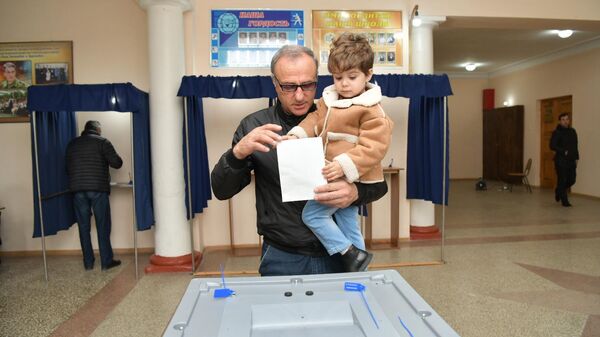 Выборы президента России в Абхазии - Sputnik Аҧсны