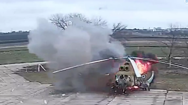 Удар беспилотника по вертолету в Приднестровье - Sputnik Аҧсны