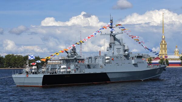Подготовка ко Дню ВМФ в Санкт-Петербурге - Sputnik Абхазия
