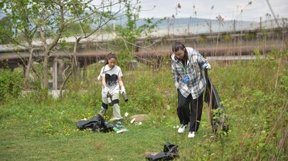 Экологический волонтерский международный проект "Чистые Игры" в Абхазии