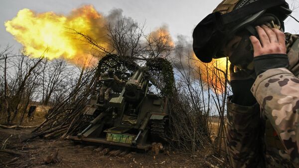 Боевая работа САУ Гиацинт-С группировки Центр - Sputnik Абхазия