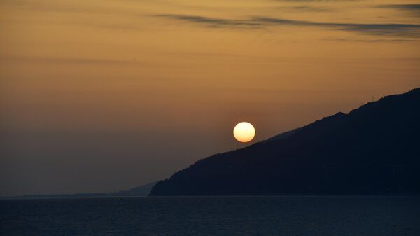 Закат солнца в Гагре  - Sputnik Абхазия