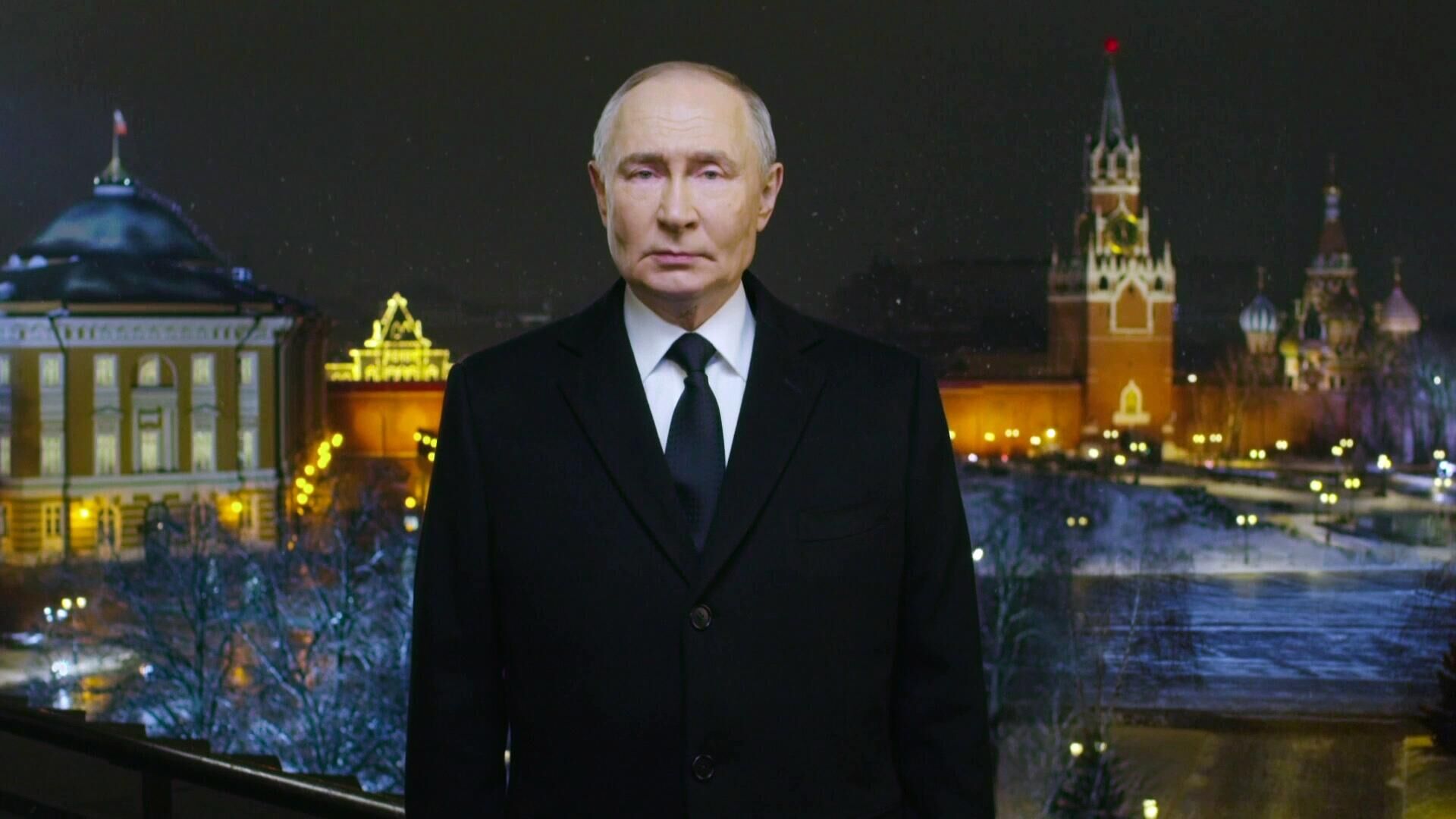 Новогоднее обращение президента Владимира Путина - Sputnik Абхазия, 1920, 01.01.2025