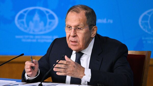 Пресс-конференция главы МИД РФ С. Лаврова - Sputnik Абхазия