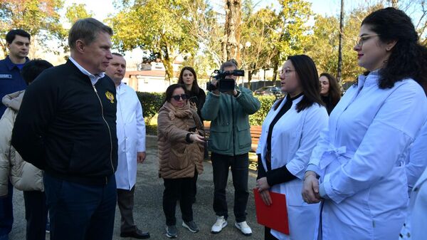 В Республику Абхазия прибыл министр здравоохранения Российской Федерации Михаил Мурашко - Sputnik Аҧсны
