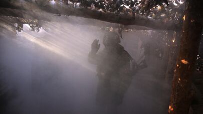 Боевая работа расчета орудия "Гиацинт-Б" 25 армии на Краснолиманском направлении