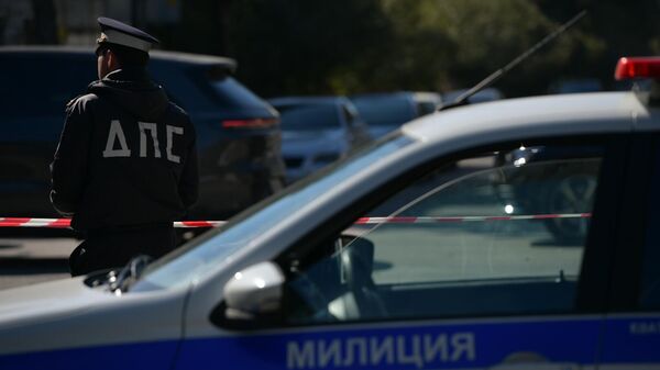 Машина МВД Абхазии - Sputnik Аҧсны