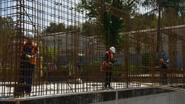 Строящаяся детская Республиканская больница в Сухуме - Sputnik Аҧсны