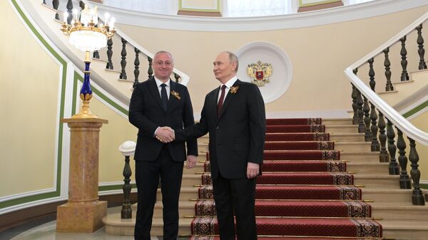 Встреча президента РФ В. Путина и иностранных лидеров - Sputnik Аҧсны