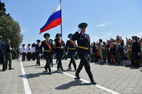 Аиааира апарад аҟны Аԥсны иҟоу Урыстәыла АШәМ Аҳәаахьчаратә маҵзура. Аиааира апарад аҟны Аԥсны иҟоу Урыстәыла АШәМ Аҳәаахьчаратә маҵзура. - Sputnik Аҧсны