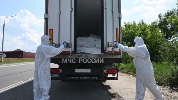 Рефрижераторы с телами военнослужащих ВСУ - Sputnik Аҧсны