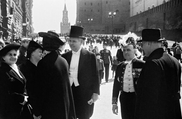 Иностранные гости, прибывшие на Парад Победы. Москва, 24 июня 1945 года - Sputnik Абхазия