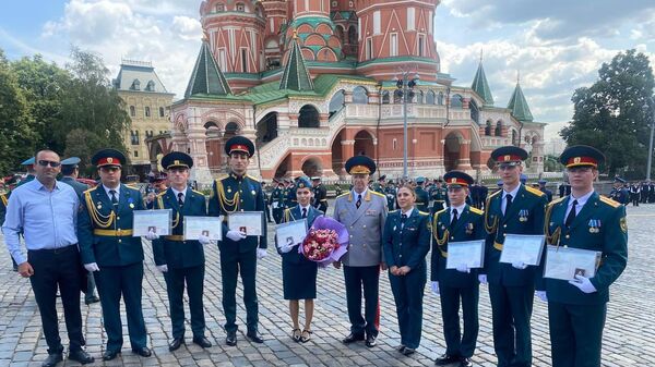 Выпускникам из Абхазии, окончившим академии МЧС России, торжественно вручили дипломы  - Sputnik Аҧсны