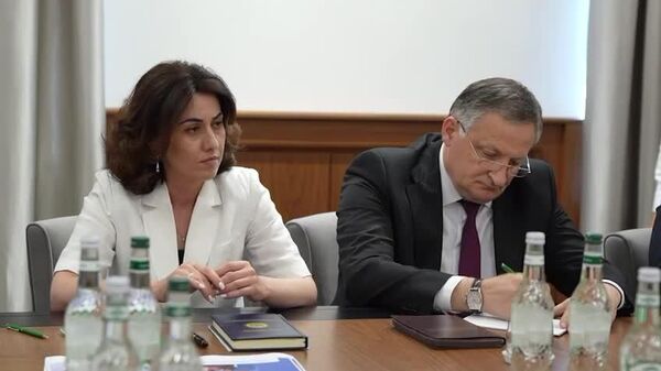 Совещание по вопросам двустороннего сотрудничества в области образования прошло в Администрации президента Абхазии - Sputnik Абхазия