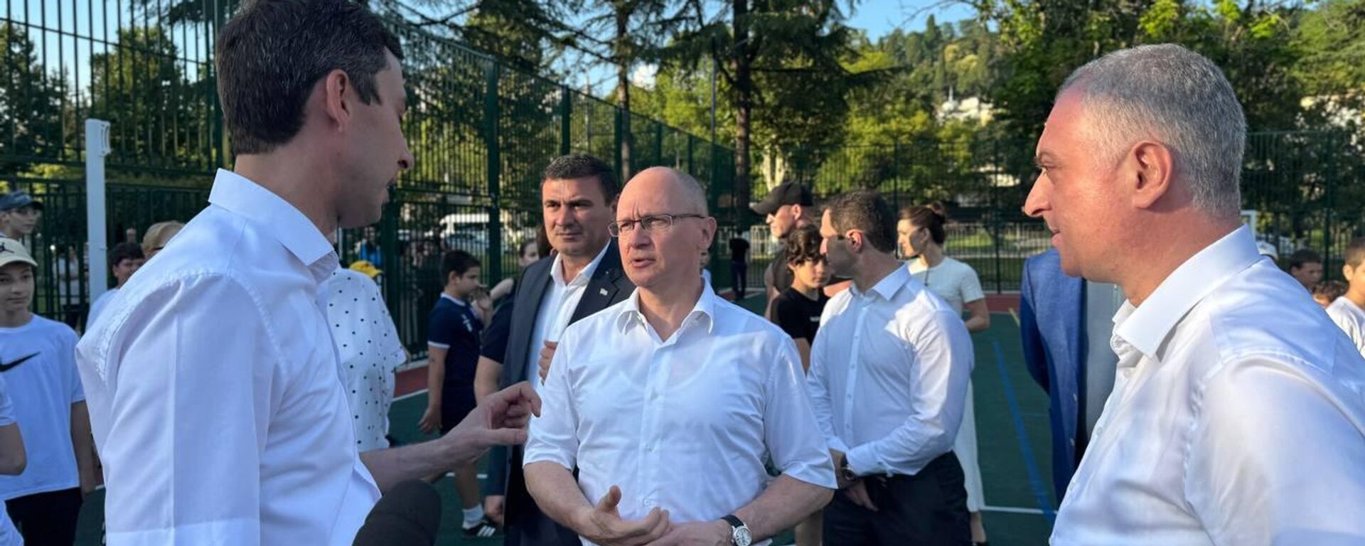 Новую спортплощадку открыли на улице Акиртава в Сухуме - Sputnik Аҧсны, 1920, 11.07.2025