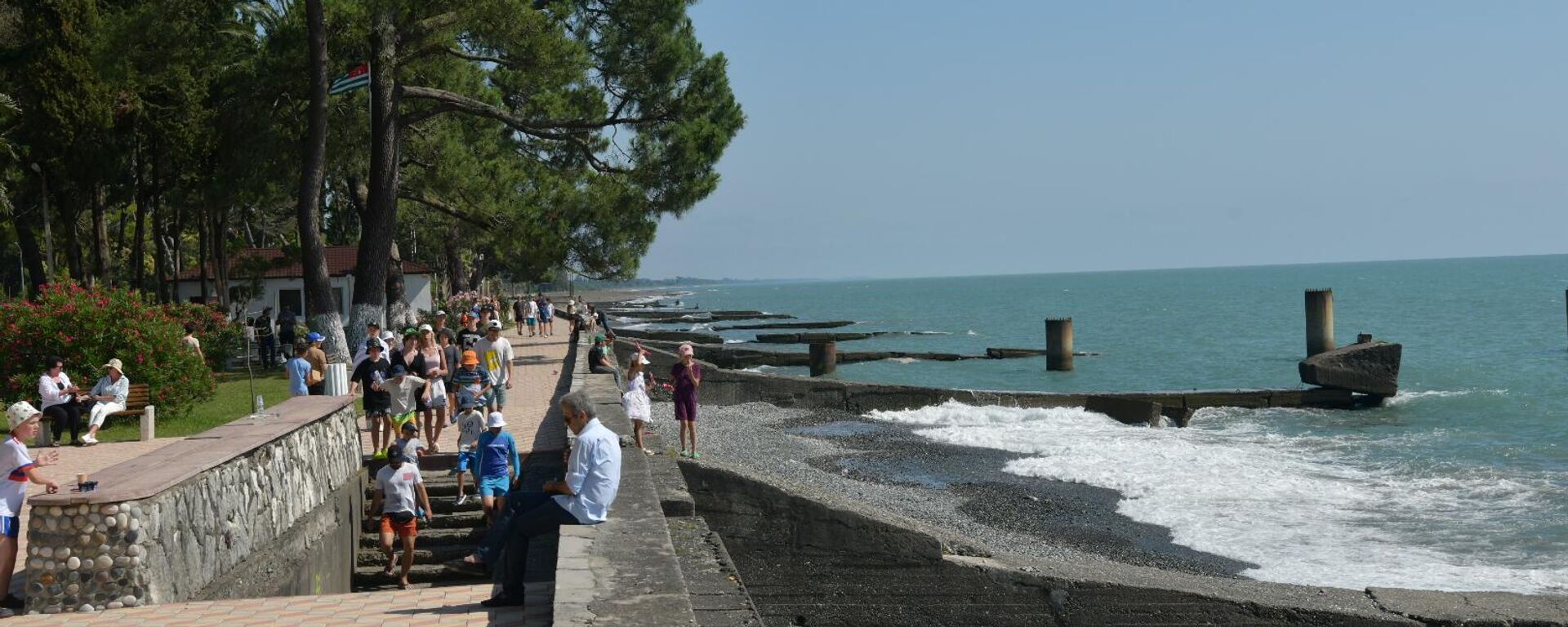 Набережная города Очамчыра Набережная города Очамчыра - Sputnik Абхазия, 1920, 20.01.2026