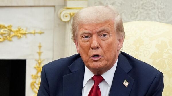 Встреча президента США Д. Трампа и генсека НАТО М. Рютте - Sputnik Абхазия