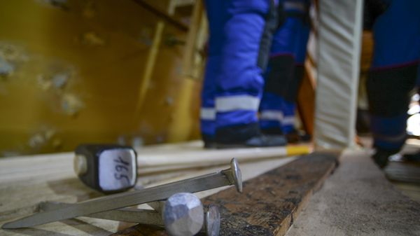 Строительство копии линейного корабля Полтава на верфи в Санкт-Петербурге - Sputnik Аҧсны
