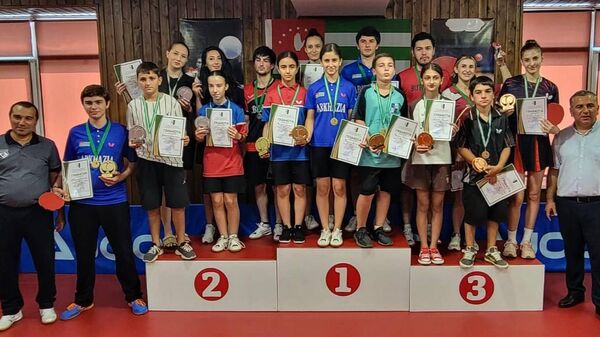 Итоги чемпионата и первенства Абхазии по настольному теннису подвели в Сухуме - Sputnik Абхазия