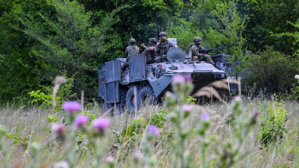 ТОС-2 Тосочка группировки войск Центр на Красноармейском направлении в ДНР - Sputnik Аҧсны