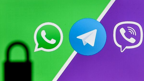 Логотипы мессенджеров WhatsApp, Viber и Telegram - Sputnik Абхазия