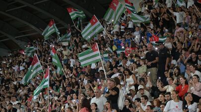 Матч "Чертаново" и "Апсны"