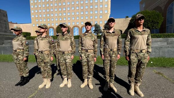 Участники Всероссийской военно-патриотической игры Зарница 2.0  - Sputnik Абхазия