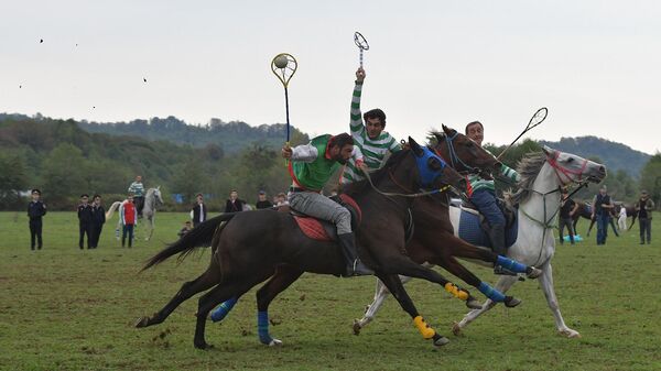 Скачки в селе Мыку 29.09.2025 - Sputnik Аҧсны