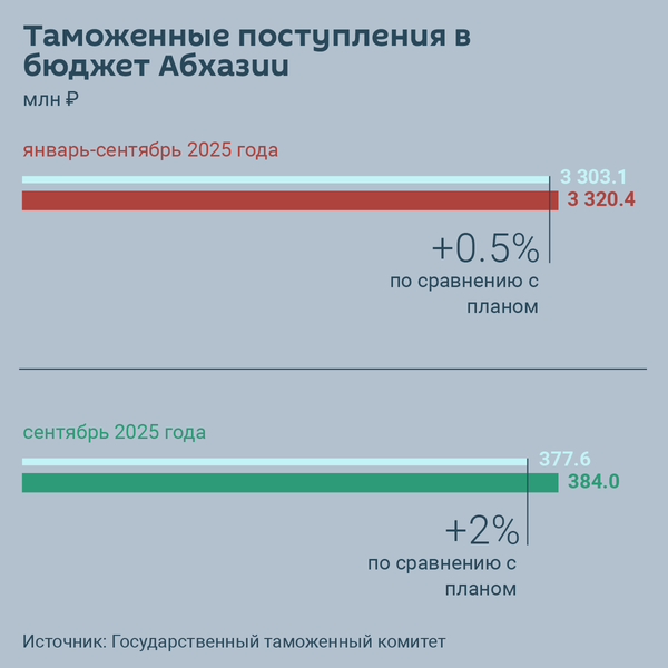 Таможенные платежи за 9 месяцев 2025 года - Sputnik Абхазия