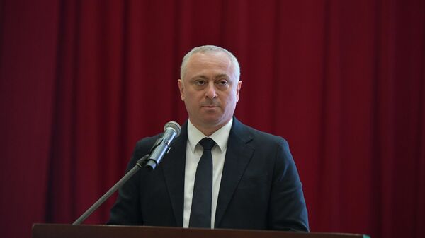 Президент Абхазии Бадра Гунба на форуме Команда Абхазии - Sputnik Аҧсны