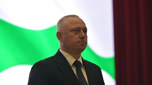 Президент Абхазии Бадра Гунба на форуме Команда Абхазии - Sputnik Абхазия