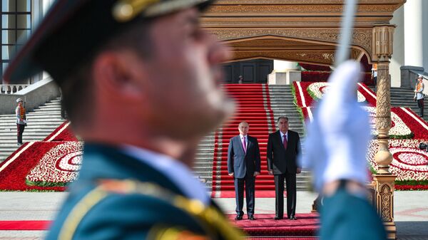 Государственный визит президента Владимира Путина в Таджикистан - Sputnik Абхазия