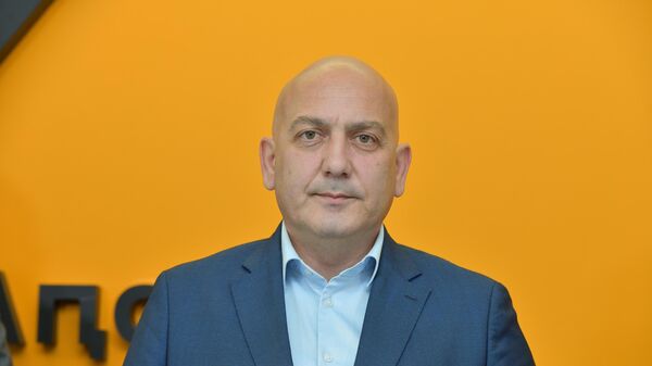 Даур Кове в пресс-центре Спутник Абхазия - Sputnik Абхазия