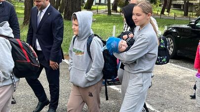 Дети из Белгородской области приехали на отдых в Гагру