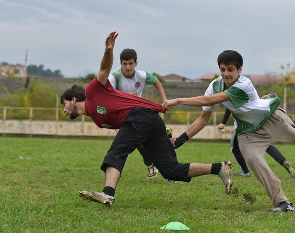 В Сухуме открылся первый чемпионат Абхазии по национальной игре &quot;Аимҵакьачара&quot;. - Sputnik Абхазия