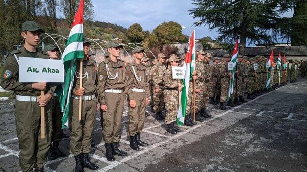 XIX республиканская военно-спортивная игра Аиааира стартовала в Абхазии - Sputnik Абхазия