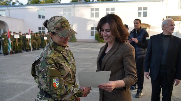 Закрытие военно-спортивных игр Аиааира в Сухуме - Sputnik Аҧсны